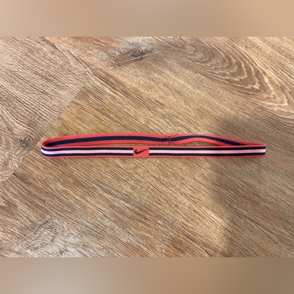 Nike black, red, and peach headband​​​​​​